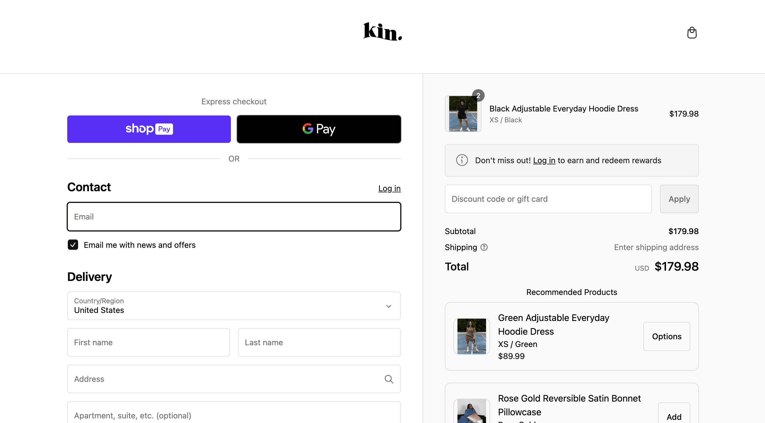 How to apply Kinapparel coupon code